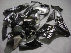 SevenStars - Schwarz Silber Verkleidungen und Karosserien für 2005-2006 CBR600RR #LF7477