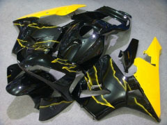 Flame - Yellow Black Fairings and Bodywork For 2003-2004 CBR600RR  #LF5400