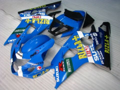 DUNLOP, Rizla+ - Blau Schwarz Verkleidungen und Karosserien für 2004-2005 GSX-R600 #LF6426