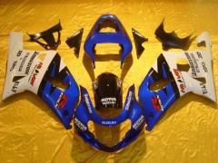 Movistar - Yellow Blue Fairings and Bodywork For 2001-2003 GSX-R600 #LF6764