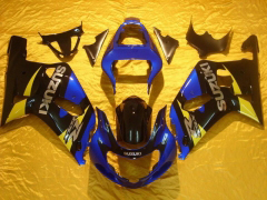 Style d'usine - Bleu Noir Carénages et carrosserie pour 2001-2003 GSX-R600 #LF6754