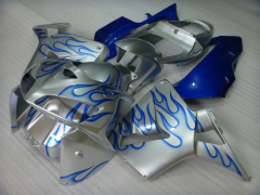 Flame - Blue Silver Fairings and Bodywork For 2005-2006 CBR600RR #LF7572