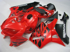 Estilo de fábrica - rojo Negro Fairings and Bodywork For 2005-2006 CBR600RR #LF7542
