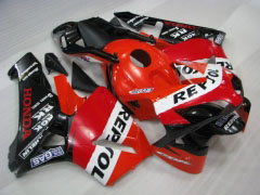 Repsol - rot Schwarz Verkleidungen und Karosserien für 2003-2004 CBR600RR  #LF5333