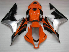 Factory Style - Orange Schwarz Verkleidungen und Karosserien für 2007-2008 CBR600RR #LF7447