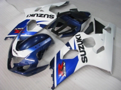 Factory Style - Blau Wei? Verkleidungen und Karosserien für 2004-2005 GSX-R600 #LF6484