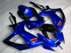 Factory Style - Blau Schwarz Verkleidungen und Karosserien für 2006-2007 GSX-R600 #LF6315