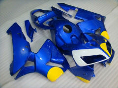 Estilo de fábrica - Amarelo Azul Fairings and Bodywork For 2005-2006 CBR600RR #LF7534