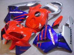 Factory Style - rot Blau Verkleidungen und Karosserien für 2005-2006 CBR600RR #LF7503