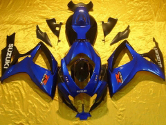 Estilo de fábrica - Azul Negro Fairings and Bodywork For 2006-2007 GSX-R750 #LF6494