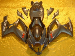 工場スタイル - 黒 銀 フェアリングとボディワーク 2006-2007 GSX-R600 #LF6291
