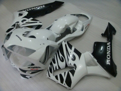 Factory Style - White Black Matte Fairings and Bodywork For 2003-2004 CBR600RR  #LF5351