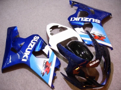 Factory Style - Blue White Fairings and Bodywork For 2004-2005 GSX-R750 #LF6646
