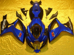 Estilo de fábrica - Azul Negro Fairings and Bodywork For 2006-2007 GSX-R750 #LF6521