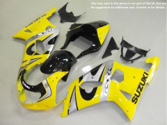Factory Style - Yellow Silver Fairings and Bodywork For 2000-2003 GSX-R750 #LF6766