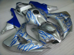 Flame - Bleu argent Carénages et carrosserie pour 2006-2007 CBR1000RR #LF7246