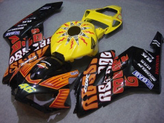 Rossi - Gelb Schwarz Verkleidungen und Karosserien für 2004-2005 CBR1000RR #LF7288