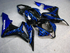 Flame - Blue Black Fairings and Bodywork For 2007-2008 CBR600RR #LF7466