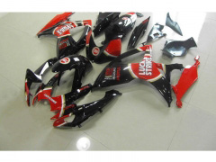 MOTUL - rot Schwarz Verkleidungen und Karosserien für 2011-2021 GSX-R600 #LF4733