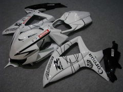Corona, MOTUL - White Black Fairings and Bodywork For 2008-2010 GSX-R600 #LF6242