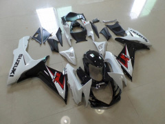 Factory Style - White Black Fairings and Bodywork For 2011-2021 GSX-R600 #LF4739