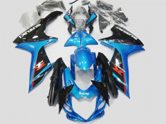 Estilo de fábrica - Azul Preto Fairings and Bodywork For 2011-2021 GSX-R600 #LF4614