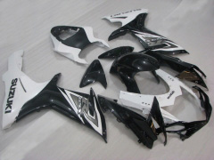 工場スタイル - 白い 黒 フェアリングとボディワーク 2011-2021 GSX-R750 #LF4756
