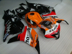 Rossi - Orange Black Fairings and Bodywork For 2009-2012 CBR600RR #LF7366