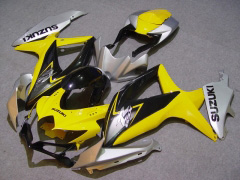 Estilo de fábrica - Amarelo Preto Fairings and Bodywork For 2008-2010 GSX-R600 #LF6189
