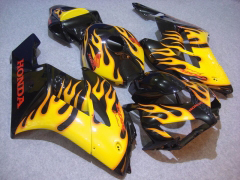 Flame - 黄 黒 フェアリングとボディワーク 2004-2005 CBR1000RR #LF7336