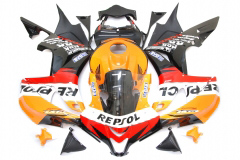 Repsol - Gelb Schwarz Verkleidungen und Karosserien für 2007-2008 CBR600RR #LF7396