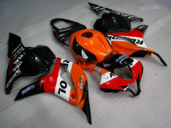 Repsol - Orange Black Fairings and Bodywork For 2009-2012 CBR600RR #LF7368