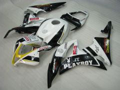 PlayBoy - Wei? Schwarz Verkleidungen und Karosserien für 2007-2008 CBR600RR #LF7405