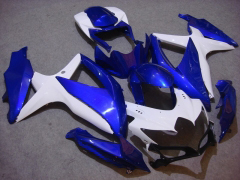 Estilo de fábrica - Azul Branco Fairings and Bodywork For 2008-2010 GSX-R600 #LF6195