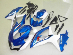 Estilo de fábrica - Azul Branco Fairings and Bodywork For 2008-2010 GSX-R600 #LF6206