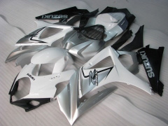 Factory Style - Wei? Schwarz Verkleidungen und Karosserien für 2007-2008 GSX-R1000 #LF5731