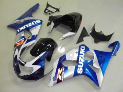 Factory Style - Blue White Fairings and Bodywork For 2000-2002 GSX-R1000 #LF6112
