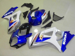 Estilo de fábrica - Azul Branco Fairings and Bodywork For 2007-2008 GSX-R1000 #LF5745