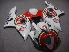 Lucky Strike, MICHELIN, MOTUL - Red White Fairings and Bodywork For 2005-2006 GSX-R1000 #LF5885