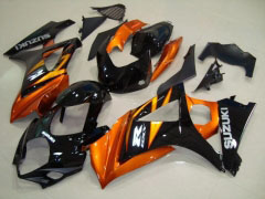Factory Style - Orange Schwarz Verkleidungen und Karosserien für 2007-2008 GSX-R1000 #LF5749