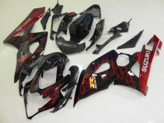 Flame - Red Black Fairings and Bodywork For 2005-2006 GSX-R1000 #LF5904