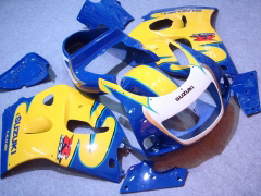 Factory Style - Yellow Blue Fairings and Bodywork For 1997-2000 GSX-R600 #LF4965
