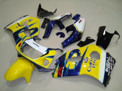 Corona, MOTUL - Yellow Blue Fairings and Bodywork For 1996-1999 GSX-R750 #LF4958