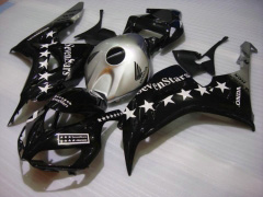 SevenStars - Noir argent Carénages et carrosserie pour 2006-2007 CBR1000RR #LF7179
