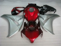 Factory Style - Red Silver Fairings and Bodywork For 2008-2011 CBR1000RR #LF7119
