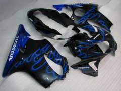 Flame - Blue Black Fairings and Bodywork For 1999-2000 CBR600F4 #LF7710