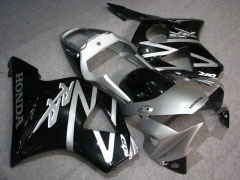Fireblade - Black Silver Fairings and Bodywork For 2002-2003 CBR954RR #LF5204