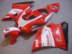 Performance - rot Wei? Verkleidungen und Karosserien für 1999-2002 996 #LF5642