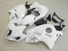 Flame - White Black Fairings and Bodywork For 1999-2007 Hayabusa #LF5259