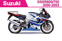 For GSX-R600 2001-2003 Fairings
